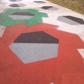 普洱彩色透水水泥混凝土 生态透水地坪 c30彩色透水混凝土 量大送货到工地