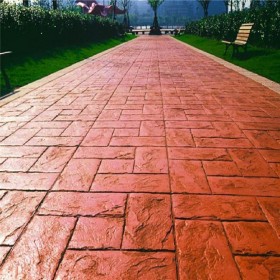 成都市 水泥压花地面 混凝土压印地坪 艺术压花压印地坪厂家