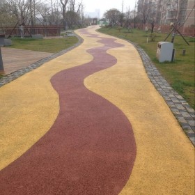 南川区 透水性混凝土彩色路面 生态透水水泥混凝土 海绵城市透水砼 材料厂家现货供应