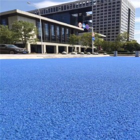 新余市 透水性混凝土 彩色整体透水路面 生态透水混凝土 彩色透水砼 材料厂家直销