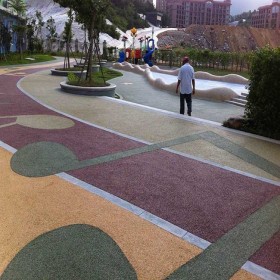 深圳市 普通透水混凝土 生态透水混凝土 海绵城市道路 彩色透水砼 工厂直销