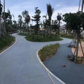 拉萨市 c30彩色透水混凝土 透水性混凝土彩色路面 无砂透水混凝土 材料厂家直销