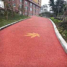 衡阳市 彩色透水混凝土道路 彩色透水地面 生态透水混凝土 彩色透水绿道 材料厂家品质优先