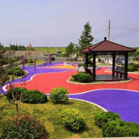 云南 透水性混凝土彩色路面 透水混凝土街道 海绵城市透水混凝土 免费指导