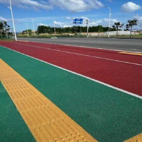 黔江区 生态透水地坪 彩色透水混凝土道路 海绵城市透水砼 生产商现货供应