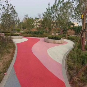 拉萨 小区彩色混凝土 花纹景观彩色混凝土 生态透水混凝土 海绵城市透水砼 厂家报价