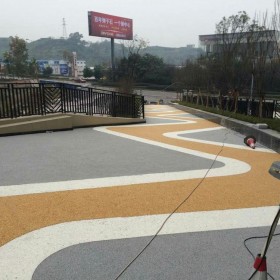 江北区 花纹景观彩色混凝土 车行彩色透水混凝土路 无砂透水混凝土 报价表