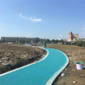 透水地坪厂商 彩色透水混凝土地坪厂家 混凝土透水地坪厂家