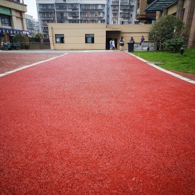 透水混凝土地坪地面 透水混凝土道路 露骨透水混凝土 原材料厂家直销