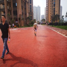 混凝土透水性路面 透水彩色混泥土 无沙透水混凝土 量大送货到工地