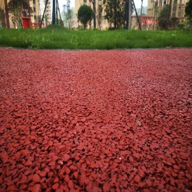 无沙透水混凝土 学校操场彩色混凝土 商业街彩色混凝土 施工单位