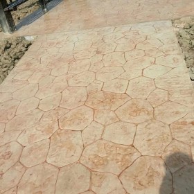 艺术压膜地坪材料 混凝土压花地坪