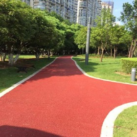 透水混凝土街道 彩色混泥土透水地坪 生态透水砼 口碑厂家直销