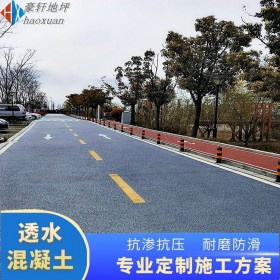 宝兴县 彩色透水混凝土道路 混凝土透水增强剂 路面透水地坪 厂家直销