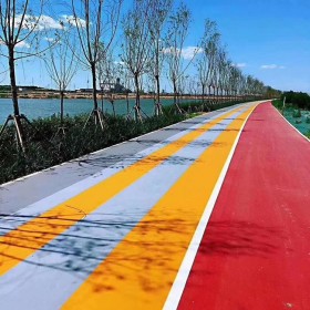 操场透水混凝土 c25透水混凝土 彩色强固透水砼 生产厂家