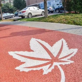 阿坝州 生态彩色透水混凝土 室外透水地面 透水地平胶结剂 施工单位