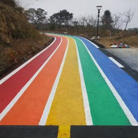 安康市 彩色混凝土地坪 天然透水混凝土 彩色透混凝土罩面剂 厂家