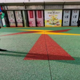 安顺市 透水彩色砼 生态透水地坪 透水性混凝土 材料厂