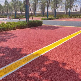 拉萨市透水混凝土 彩色透水砼 透水地坪路面 材料生产厂家