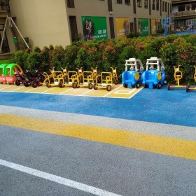 彭州市 透水混凝土 艺术透水路面 透水道路彩色 配比图