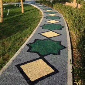 昆明市 强固透水混凝土 海绵城市透水砼 专业彩色混凝土修补 材料供应商