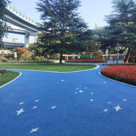江北区 校园彩色混凝土 彩色路面地坪 生态透水道路 批发零售