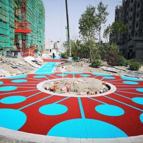 民勤县 生态透水混凝土 彩色地面透水 透水砼 免费技术指导