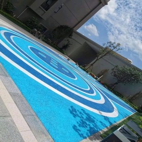 贵阳市 彩色透水路面 c20透水混凝土 透水车行道 报价单
