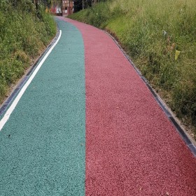 绵竹市 c25透水混凝土 人行道彩色透水地面 透水地坪漆 材料配合比