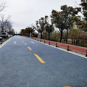 日喀则市 彩色无砂混凝土 海绵城市道路 透水混凝土增强料 生产企业