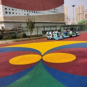 彭州市 彩色混凝土路面 透水地坪铺装 彩色混凝土罩面剂 设计方案