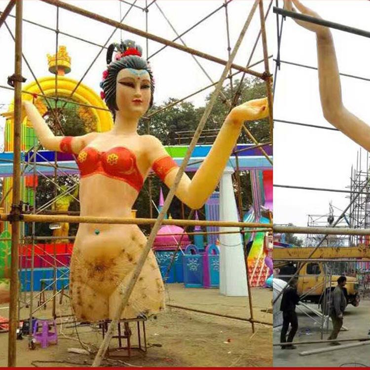 自贡厂家定做大型人物雕塑 户外仿真人物景观玻璃钢雕塑 人物雕塑制作厂家