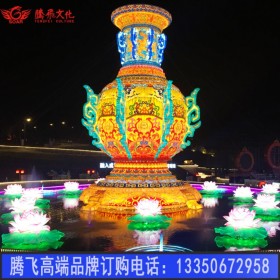 景区花灯 大型春节灯展制作 传统彩灯花灯制作 造型花灯设计