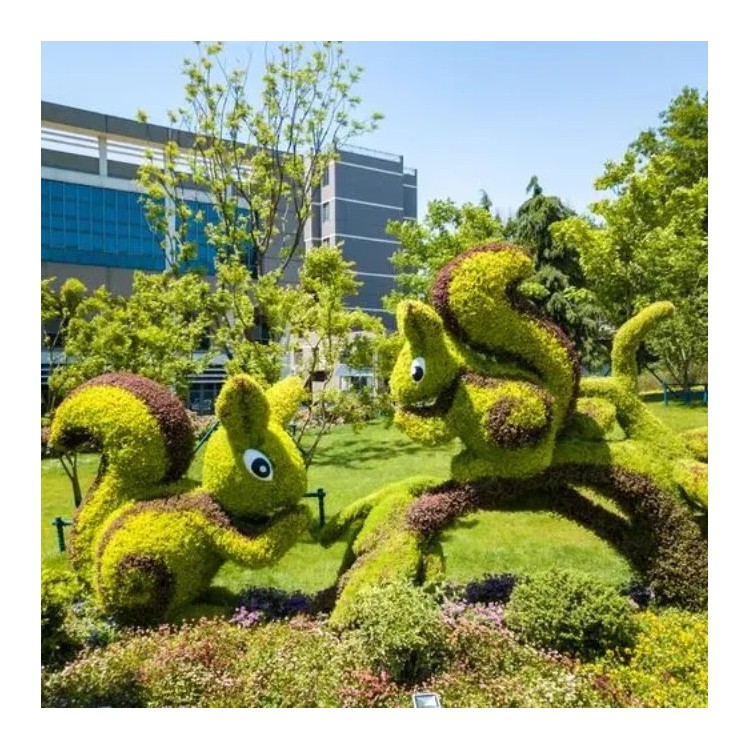 仿真植物绿雕户外景观 五色草造型绿植雕塑 支持来图定制