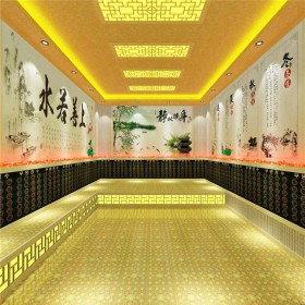 重庆蒸房安装承建 托玛琳电气石远红外砭石材料设计装修上门