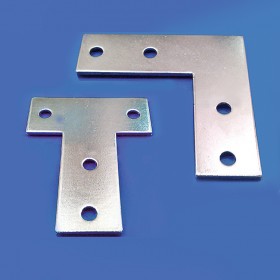 加厚铝型材配件大L型角码T型平面角码固定L型片连接件90直角支架