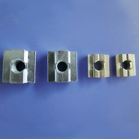 工业铝型材连接件配件螺丝专用打孔国标欧标方型螺母