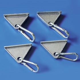 尼龙金属活动挂钩 槽8欧标工业铝型材专用配件三角滑块挂勾连接件