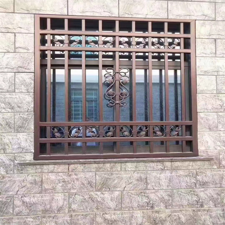 成都铝合金防盗窗 铝合金防护栏防护窗 定制安装