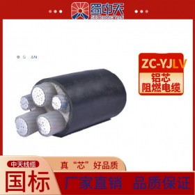 成都阻燃铝芯电缆 YJLV低压铝芯电缆现货 低压电力电缆批发