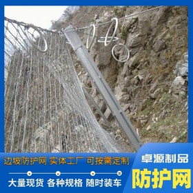 成都主动边坡防护网 钢丝绳网  质量保证 抗拉力强